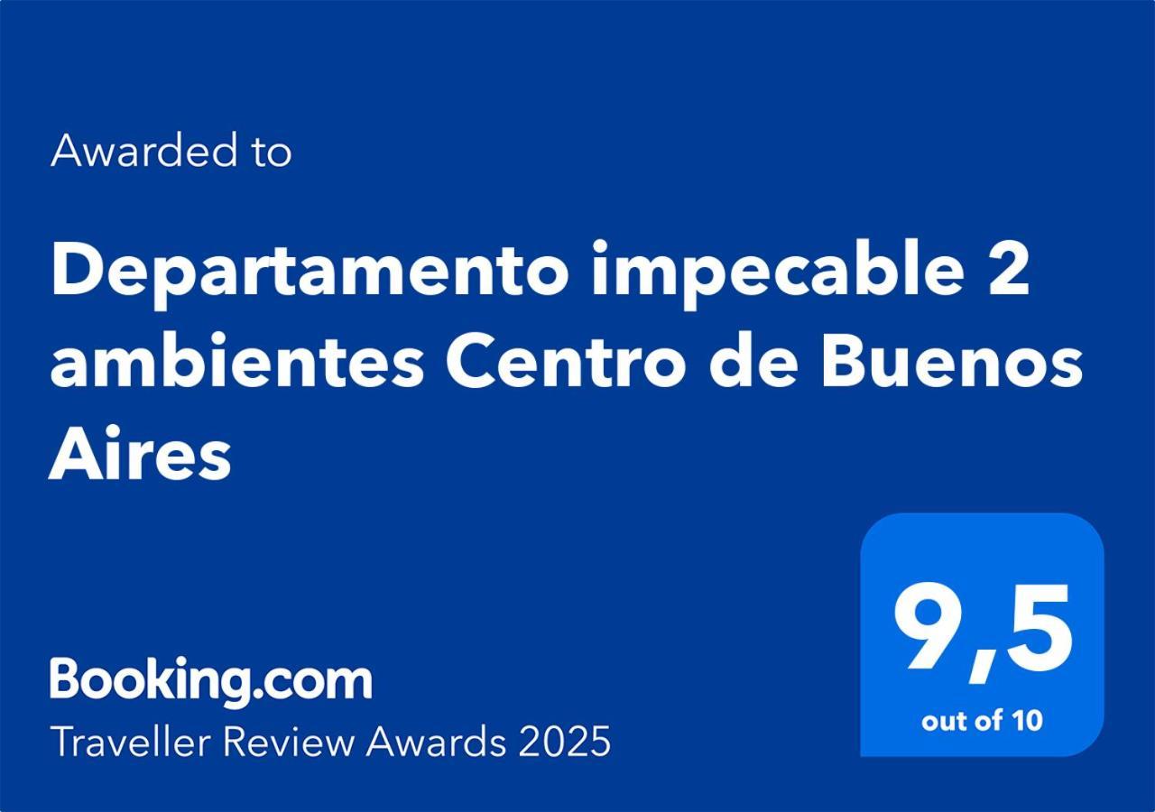Departamento Impecable 2 Ambientes Centro De Buenos Aires Apartment Екстериор снимка